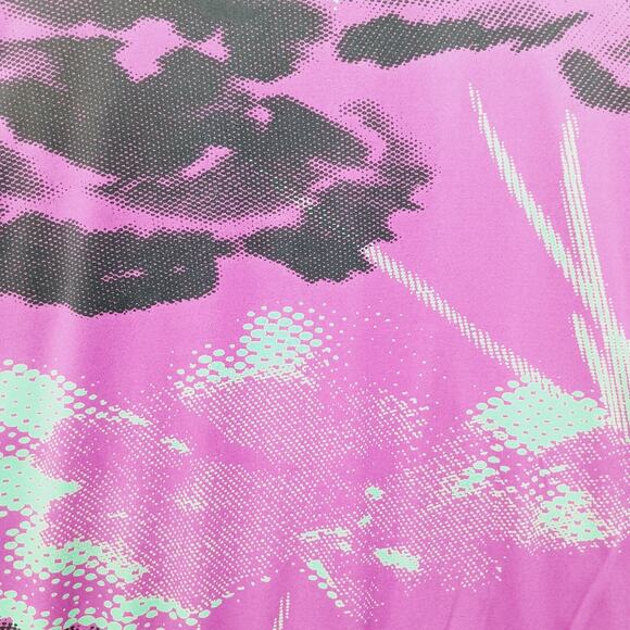 Blouse Size XL Purple Floral Whimsycore Y2K Soft Girl Alt Cottagecore Workwear - Picture 10 of 10